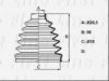 FIRST LINE FCB6389 Bellow, driveshaft